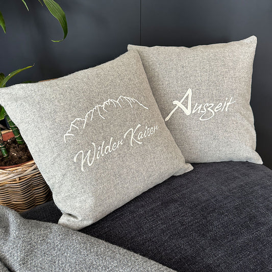 2er Set Grau "Auszeit"
