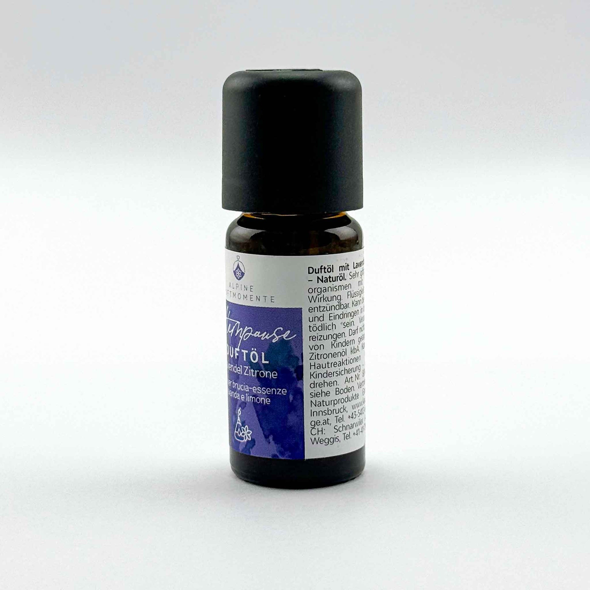 Atempause Duftöl "Lavendel Zitrone" 10 ml - Ellmauer Zirbenwelt