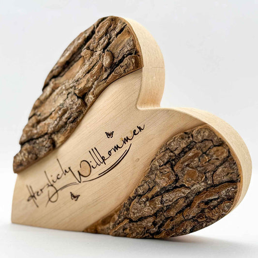 Deko-Herzen aus Erlenholz - Ellmauer Zirbenwelt