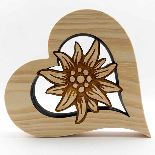 Zirbenherz "Edelweiss" - Ellmauer Zirbenwelt