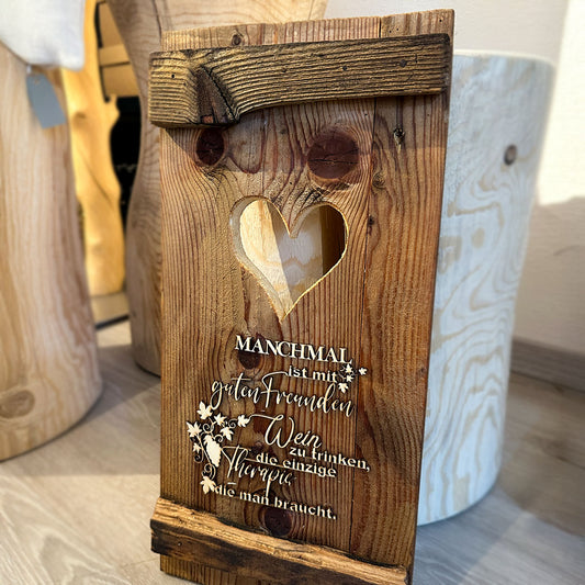 Fensterladen aus Altholz „Wein“