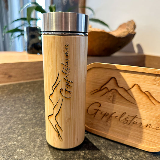 Edelstahl Trinkflasche "Gipfelstürmer"