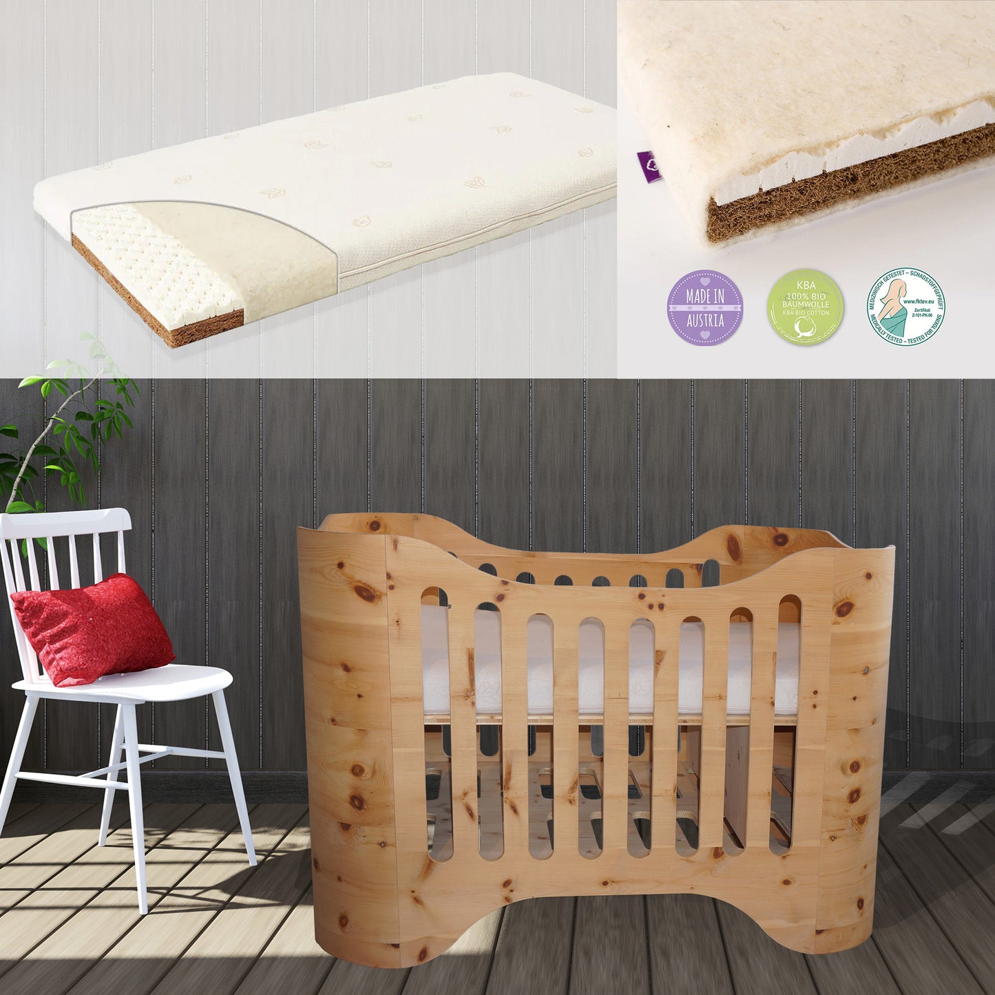 GITTERBETT aus Zirbenholz - Ellmauer Zirbenwelt