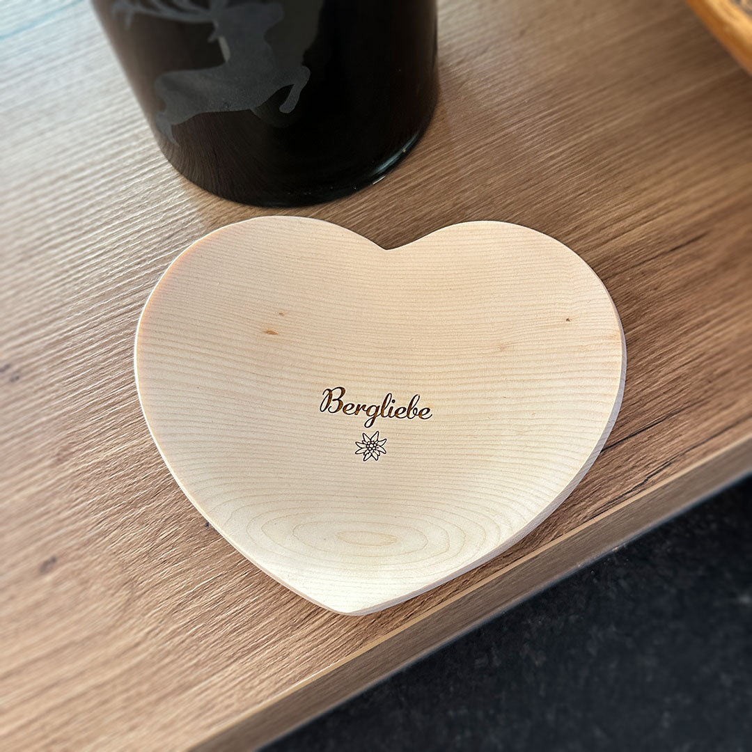 Zirben-Herzschale "Bergliebe"