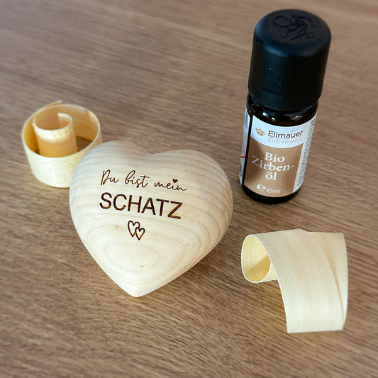 ZirbenHerzchen-Set "Schatz"