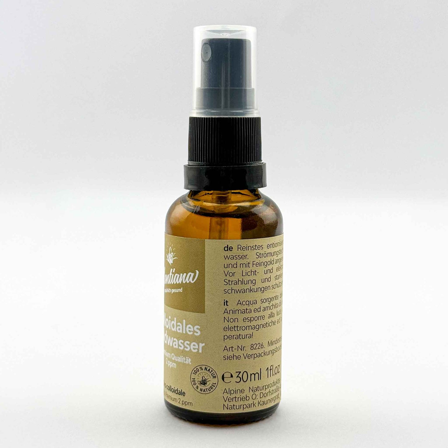 Kolloidales Goldwasser 30 ml - Ellmauer Zirbenwelt