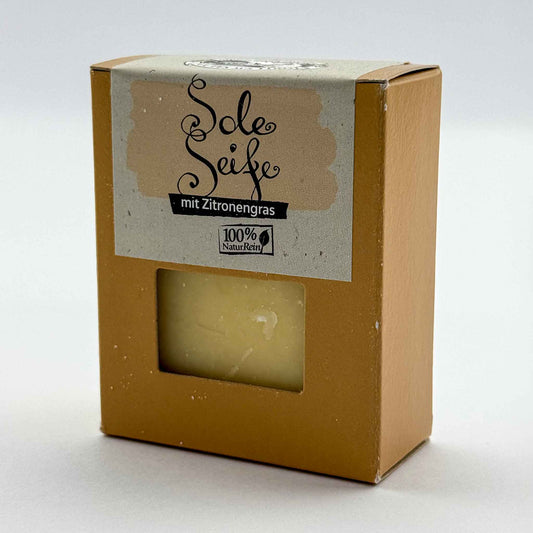 Sole-Seife "Zitronengras" 80 g - Ellmauer Zirbenwelt