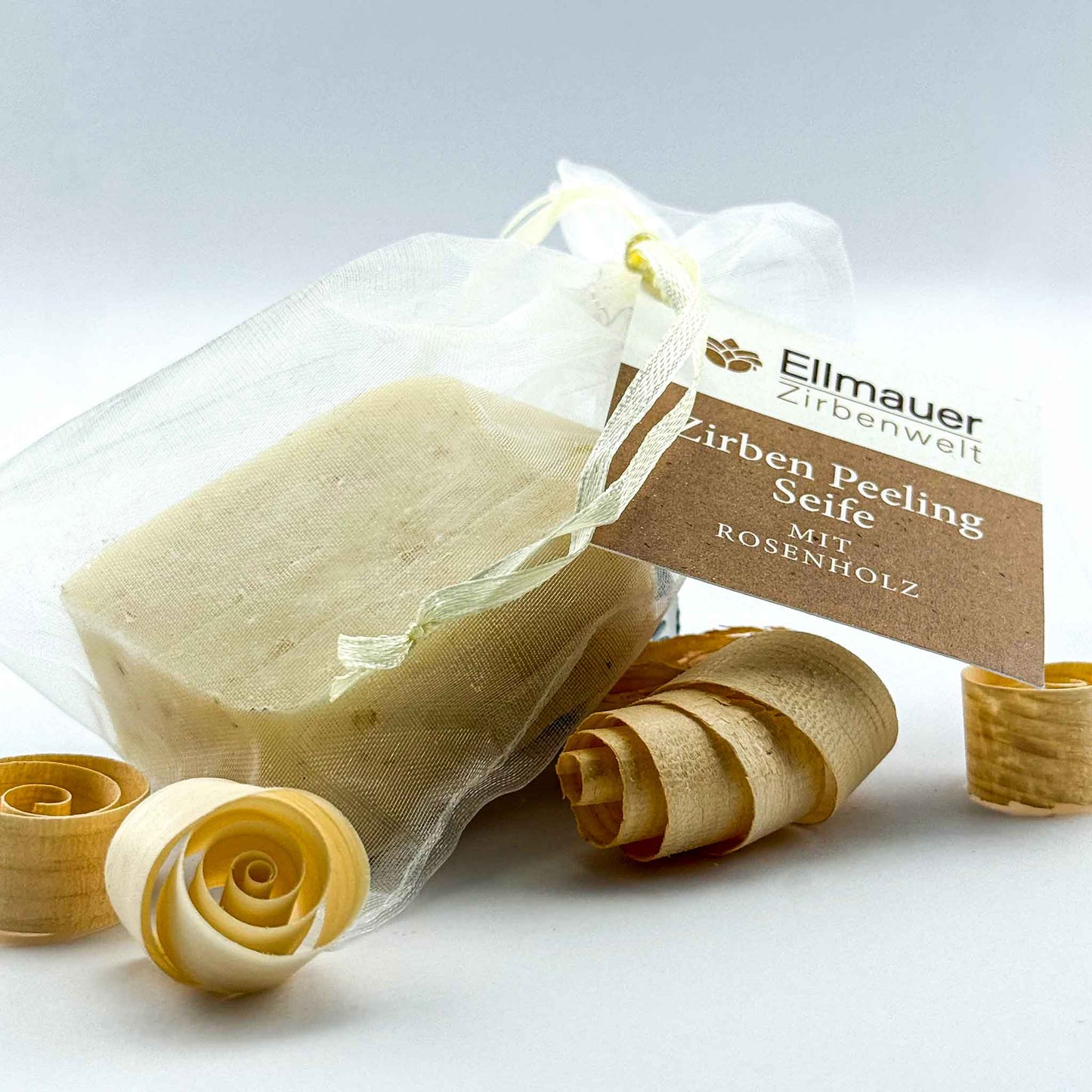 Zirben-Peeling-Seife mit Rosenholz 80g - Ellmauer Zirbenwelt