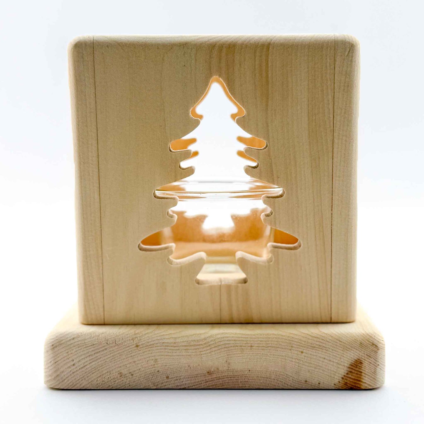 Windlicht mit Weihnachtsmotiv - Ellmauer Zirbenwelt