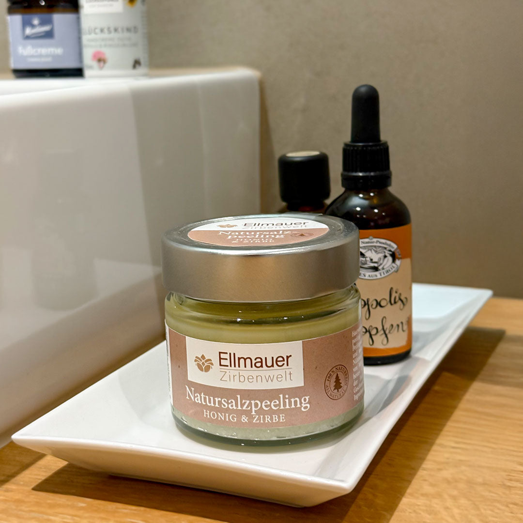 Natursalz-Peeling "Honig & Zirbe" - Ellmauer Zirbenwelt