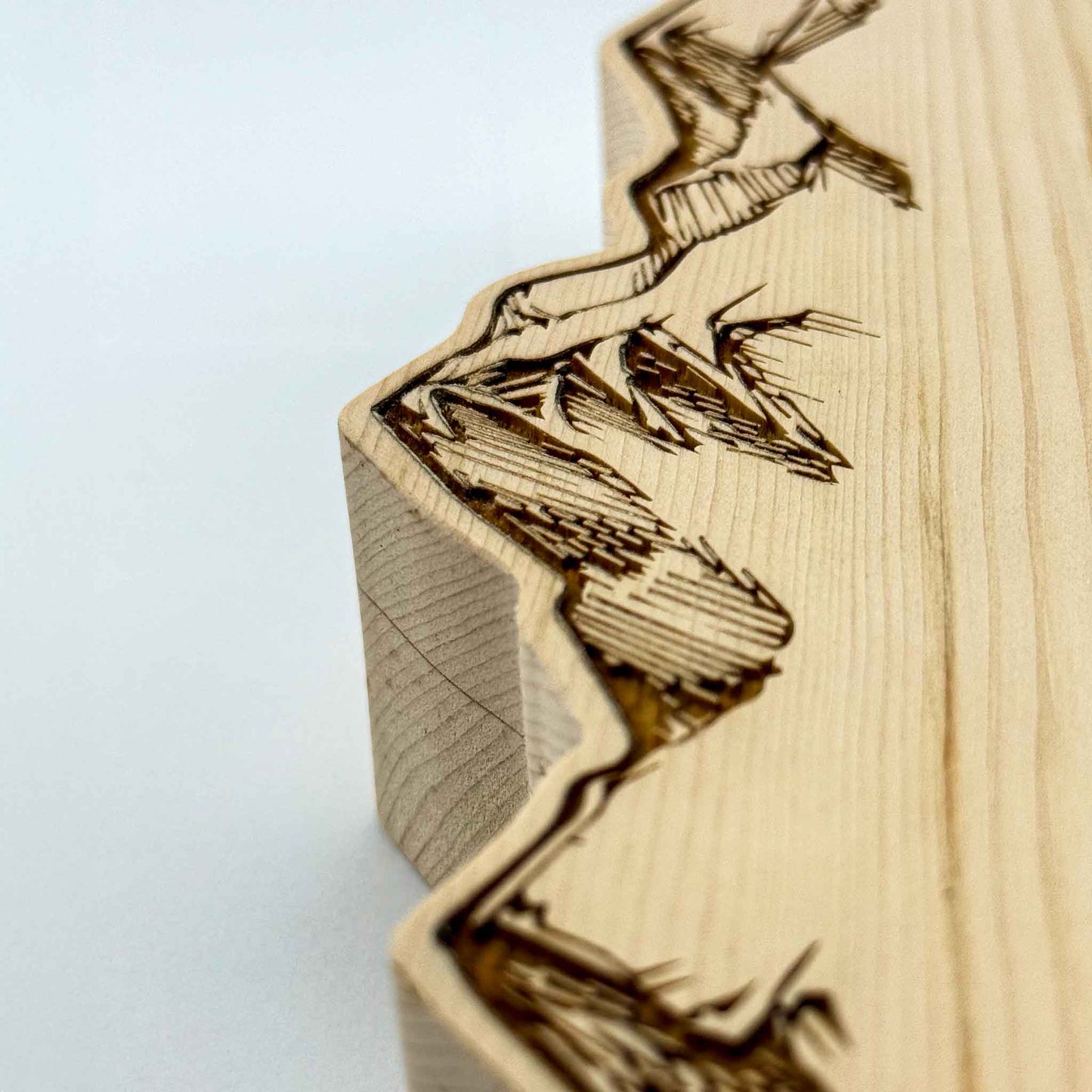 Zirbenholz-Bilderrahmen mit Gravur - Ellmauer Zirbenwelt