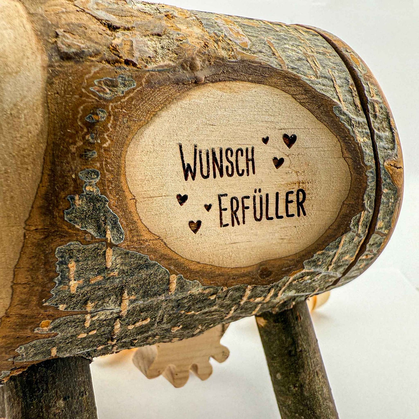 Zirbenfigur "Wunscherfüller" Kuh - Ellmauer Zirbenwelt
