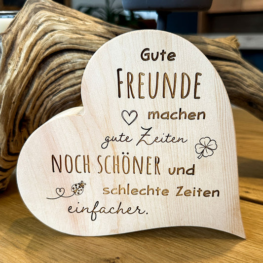 Zirbenherz "Gute Freunde"