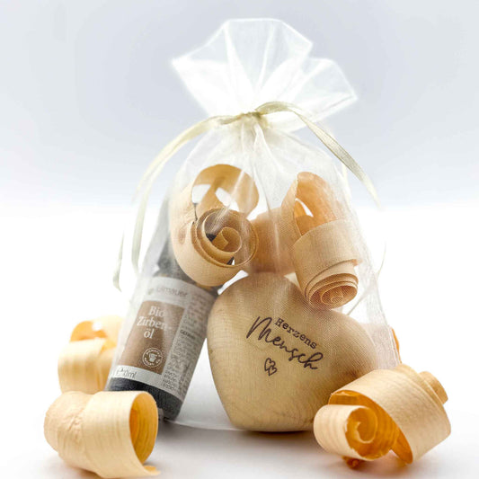 ZirbenHerz - Set "Herzens Mensch" - Ellmauer Zirbenwelt