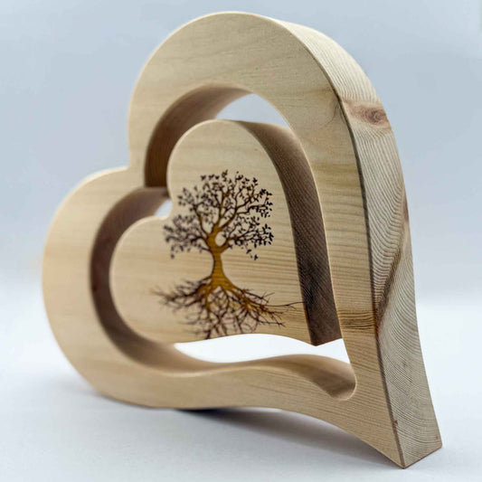 Großes Zirbenherz "Baum des Lebens" - Ellmauer Zirbenwelt