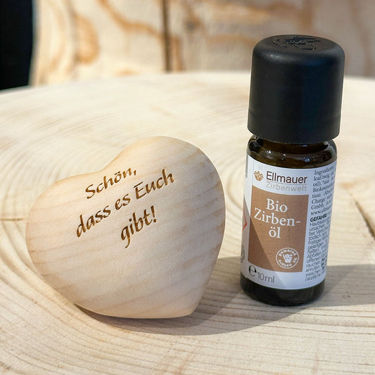 Zirbenherzchen "Schön, dass es Euch gibt"