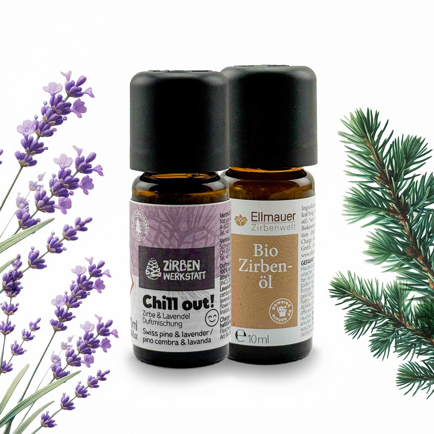 2er Set Bio-Zirbenöl & Chill out!