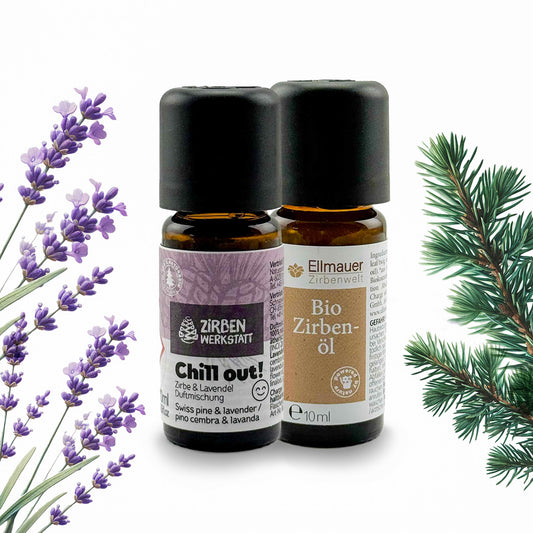 2er Set Bio-Zirbenöl & Chill out!