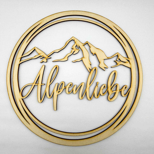 Deko-Loops aus Holz "Heim" - Ellmauer Zirbenwelt