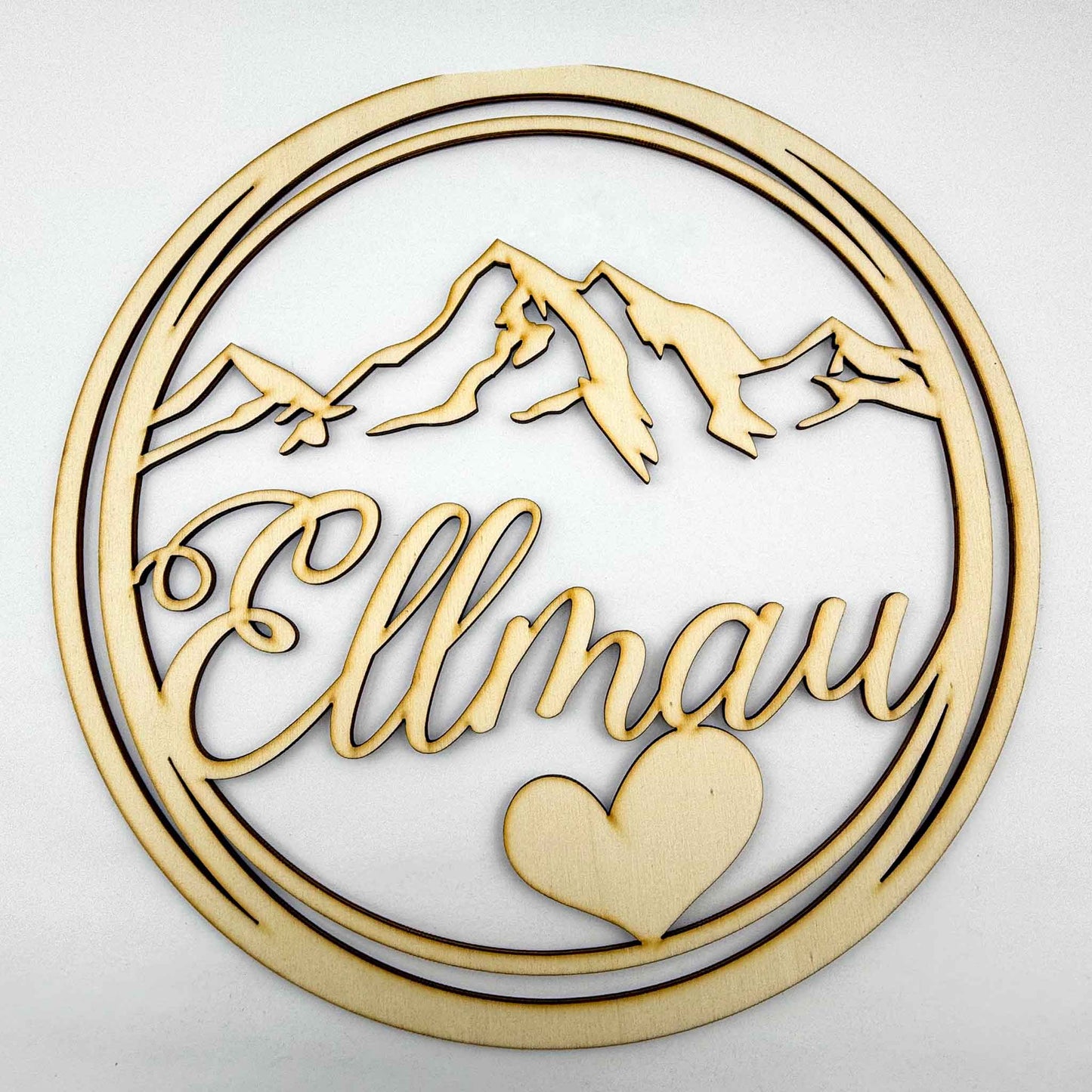 Deko-Loops aus Holz "Heim" - Ellmauer Zirbenwelt