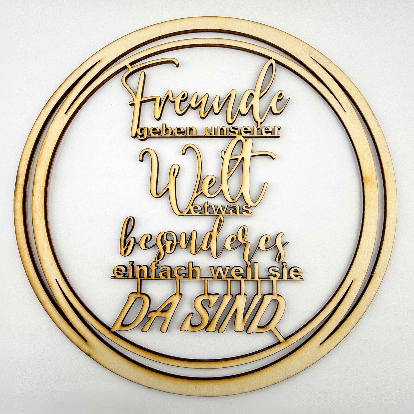 Deko-Loops aus Holz "Heim" - Ellmauer Zirbenwelt