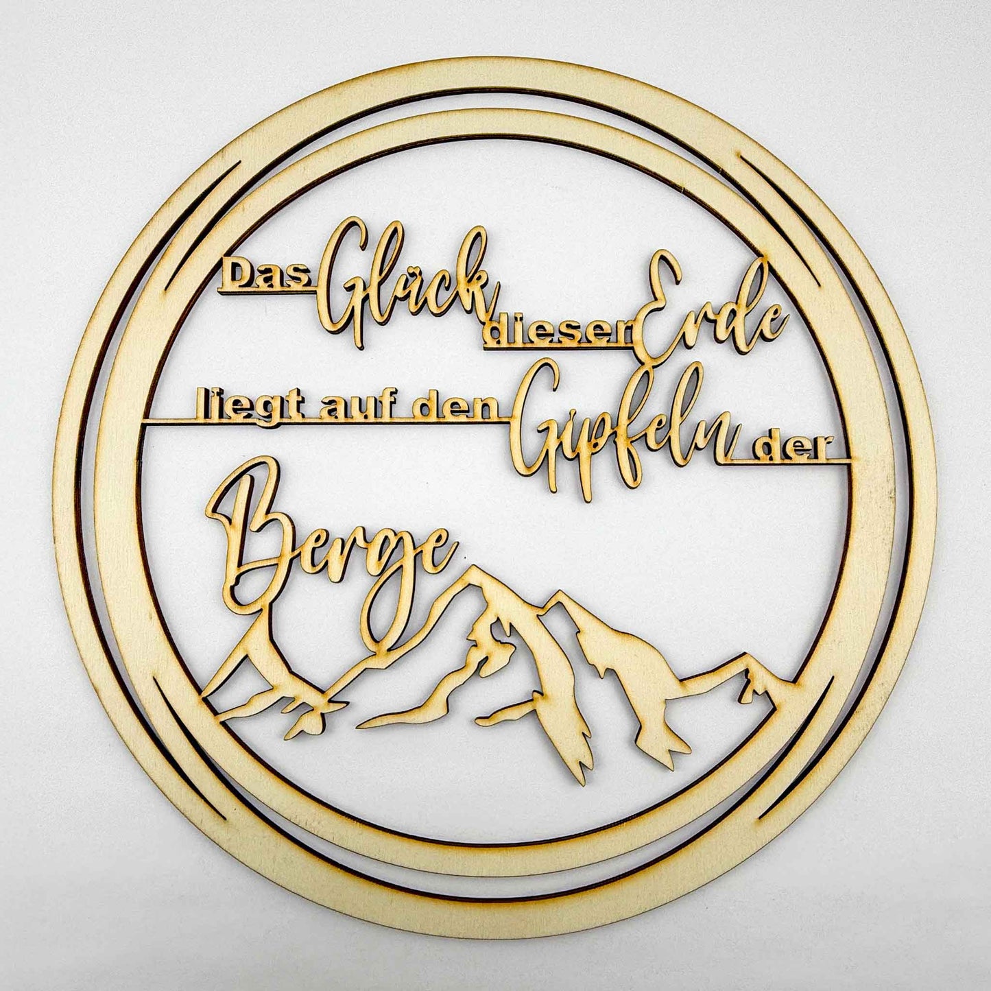 Deko-Loops aus Holz "Heim" - Ellmauer Zirbenwelt