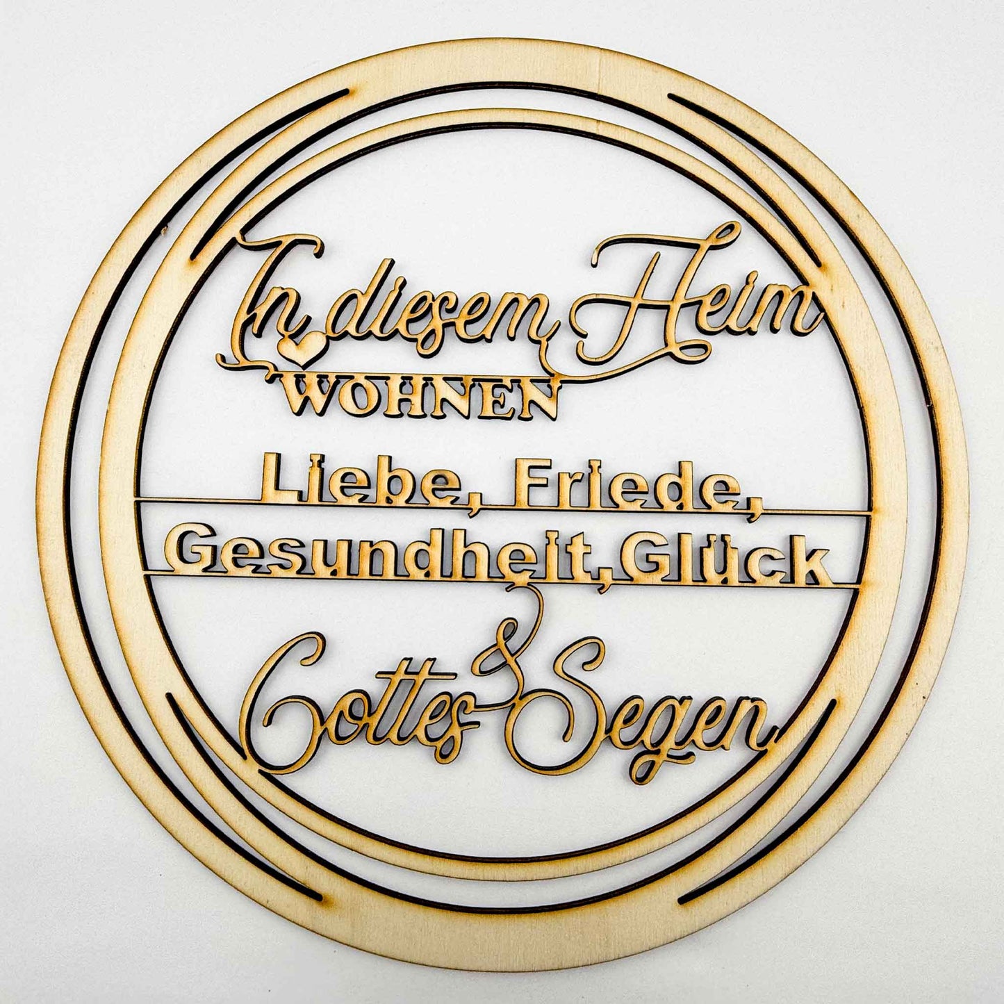 Deko-Loops aus Holz "Heim" - Ellmauer Zirbenwelt