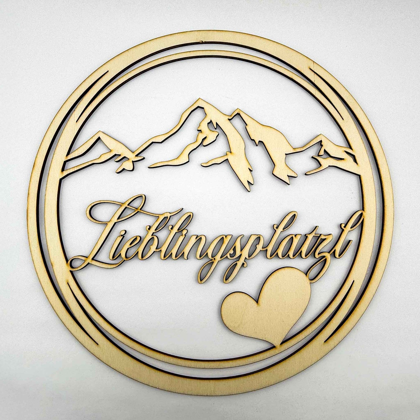 Deko-Loops aus Holz "Heim" - Ellmauer Zirbenwelt