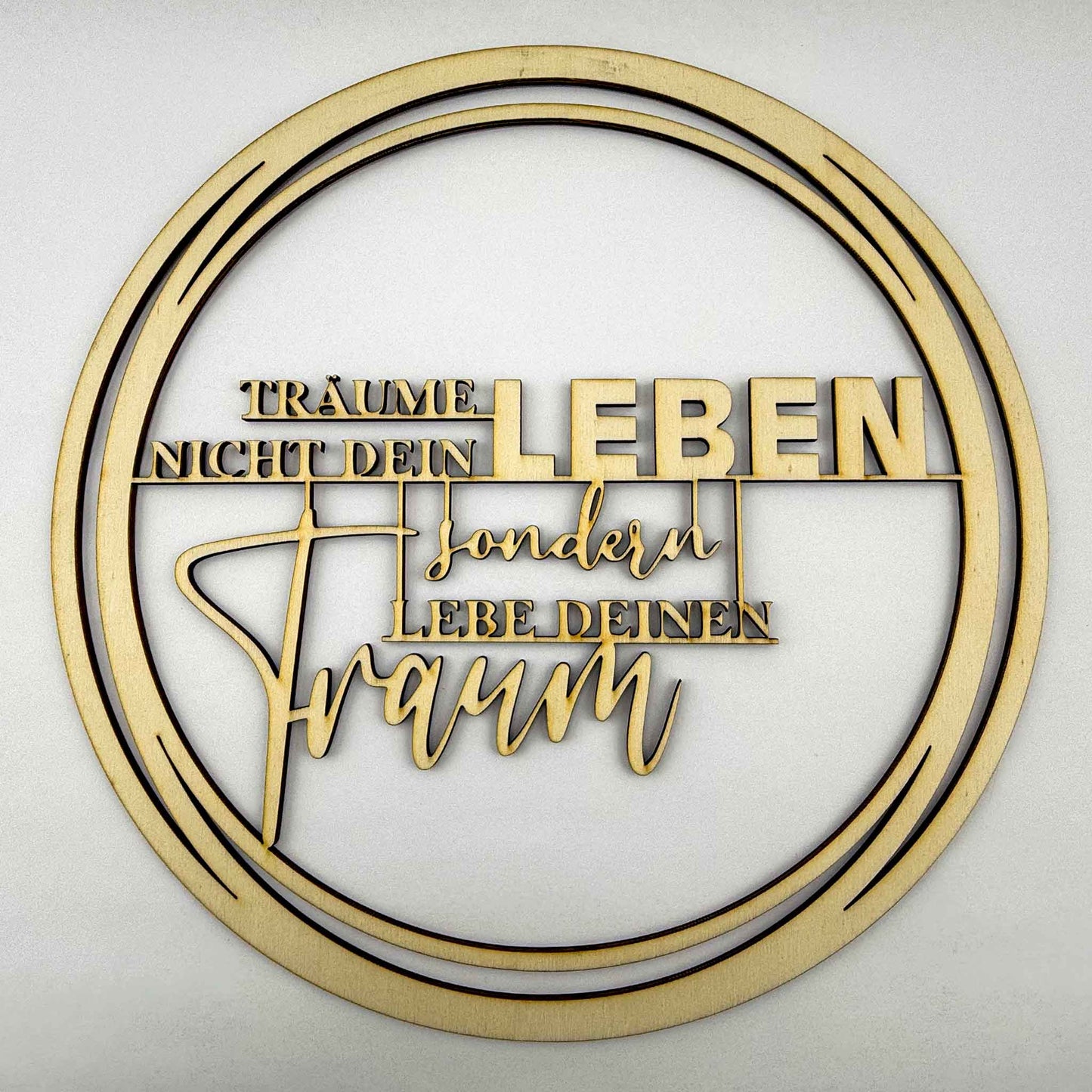 Deko-Loops aus Holz "Heim" - Ellmauer Zirbenwelt