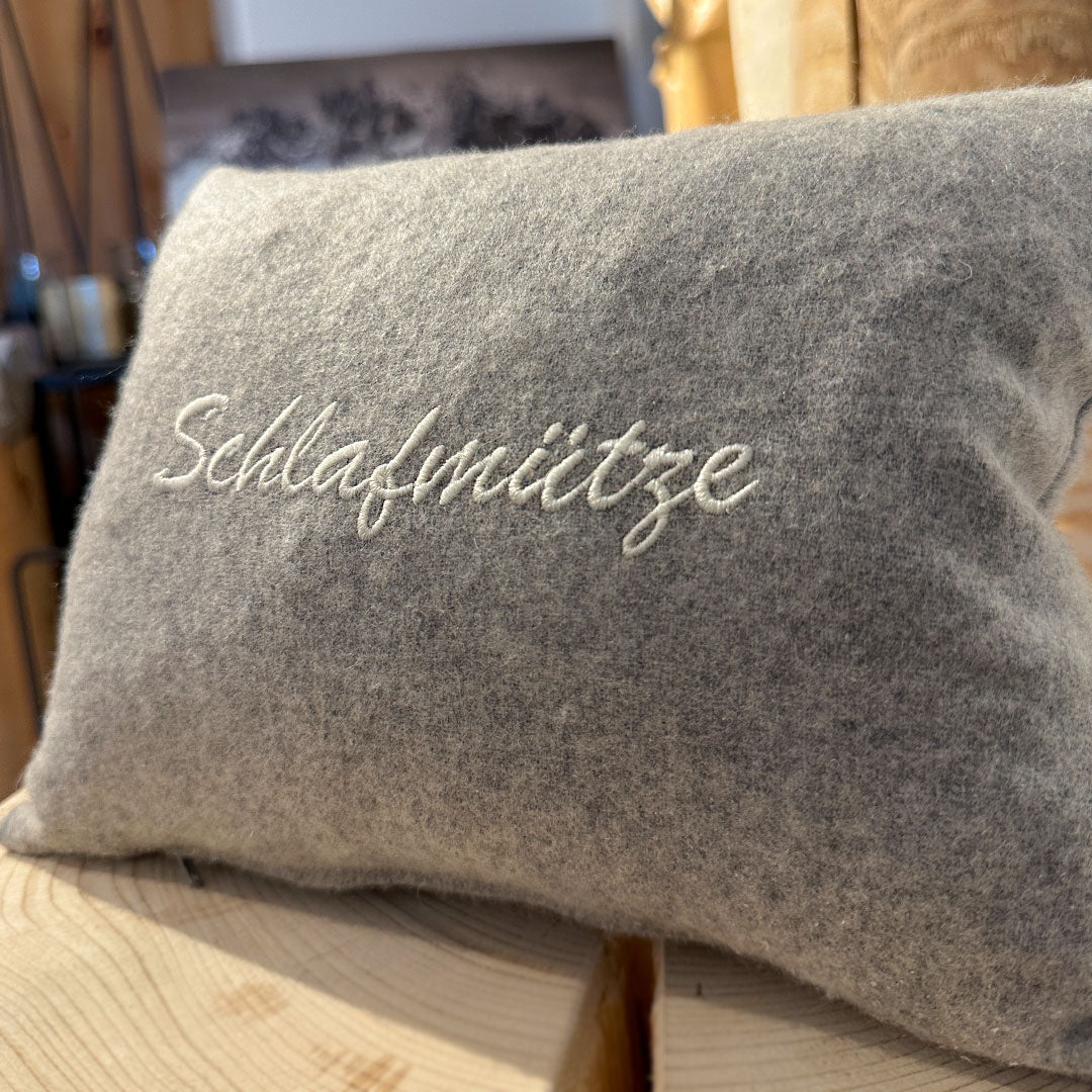 "Schlafmütze" Design-Kissen