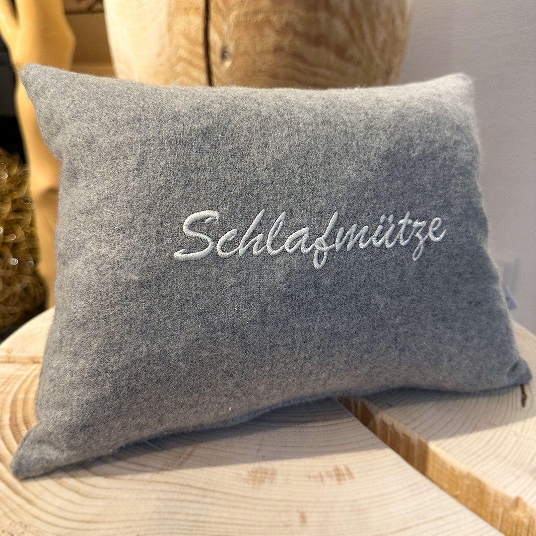 "Schlafmütze" Design-Kissen