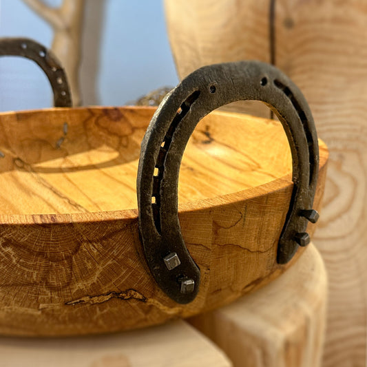 Handgedrechselte Holzschale aus Buche