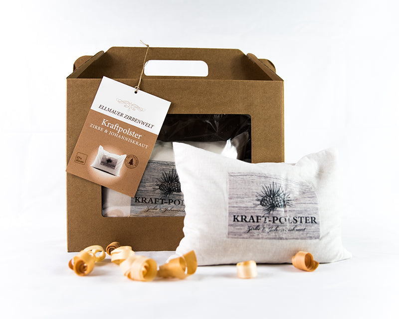 Deko-Zirbenkissen mit Johanneskraut - Ellmauer Zirbenwelt