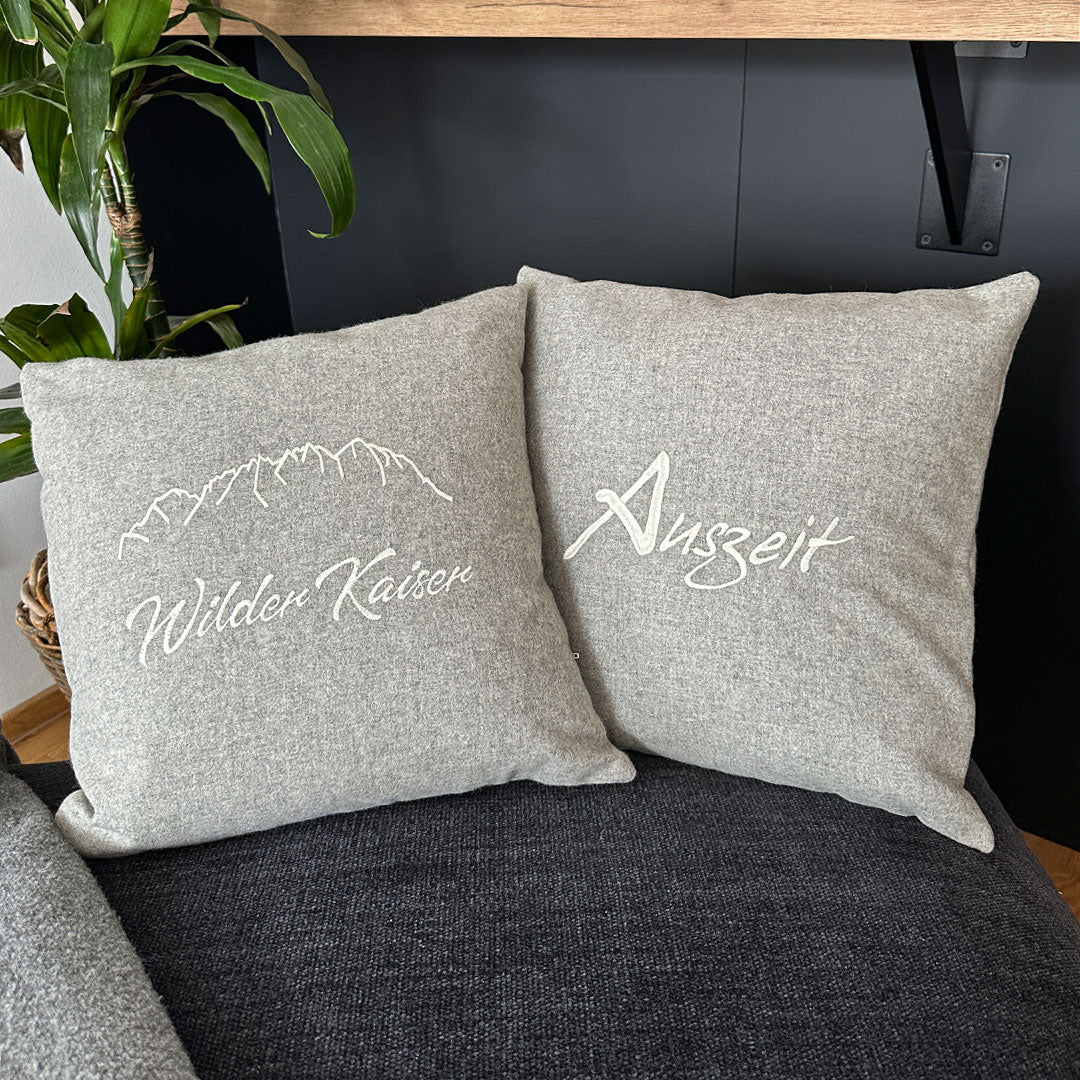 2er Set Grau "Auszeit"