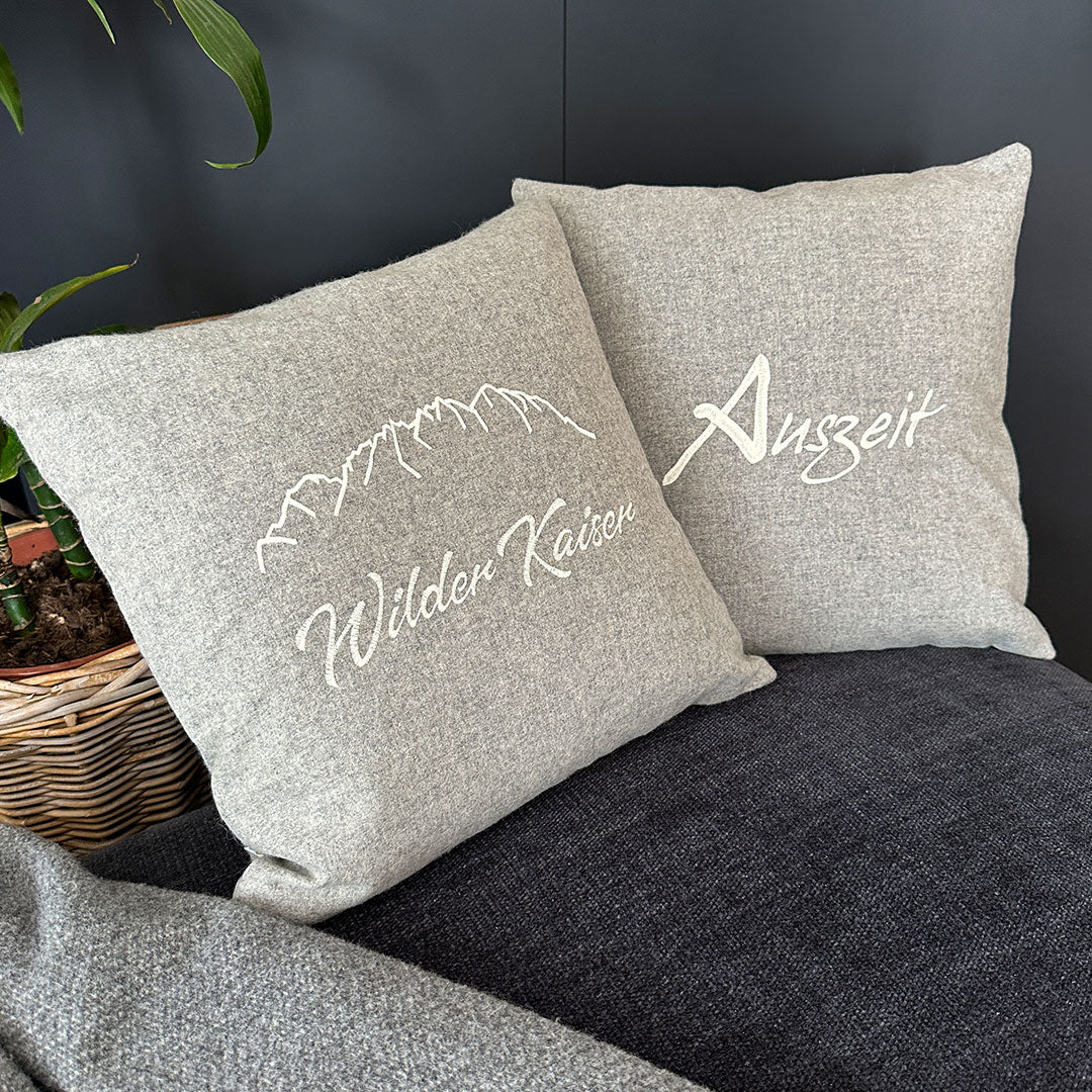 2er Set Grau "Auszeit"