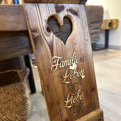 Fensterladen aus Altholz "Familie“