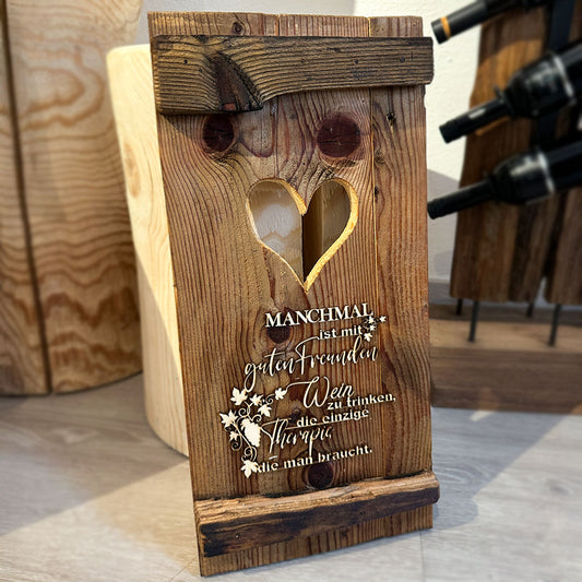 Fensterladen aus Altholz „Wein“