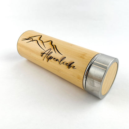 Edelstahl Trinkflasche "Alpenliebe"