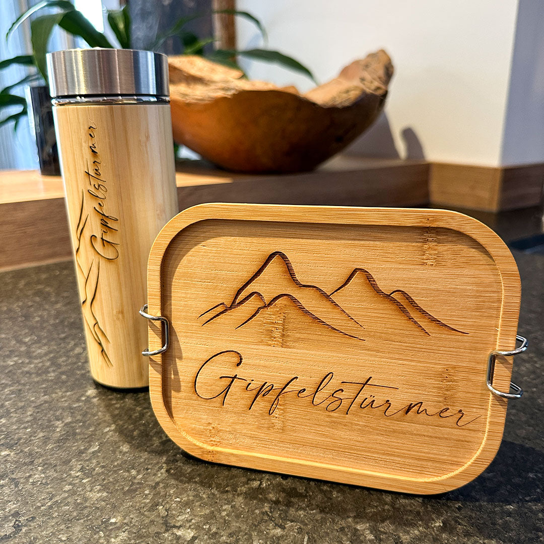 Edelstahl Trinkflasche "Gipfelstürmer"