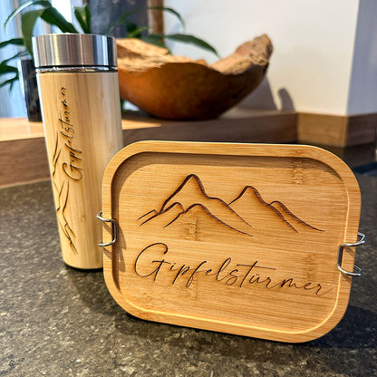 Edelstahl Trinkflasche "Gipfelstürmer"