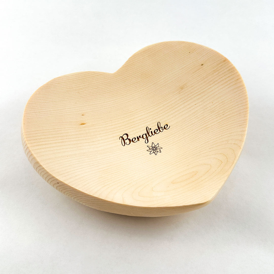 Zirben-Herzschale "Bergliebe"