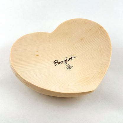 Zirben-Herzschale "Bergliebe"