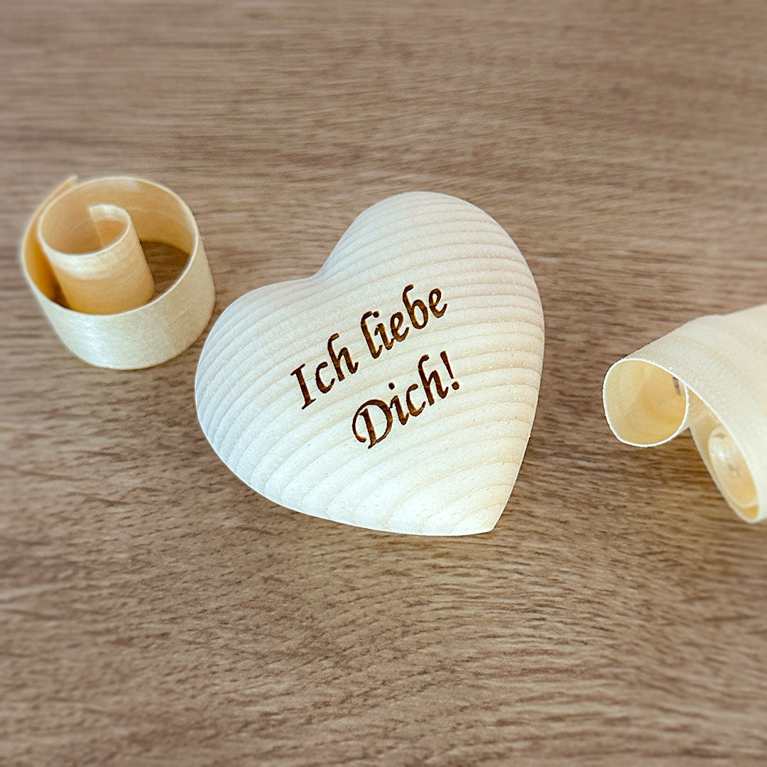 ZirbenHerzchen "Ich liebe dich"
