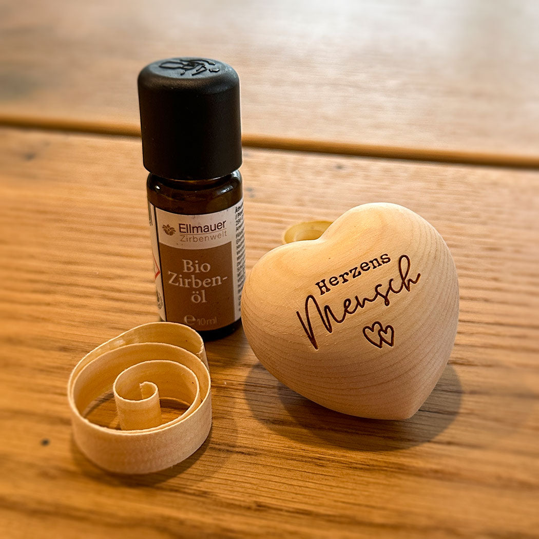 ZirbenHerz - Set "Herzens Mensch" - Ellmauer Zirbenwelt