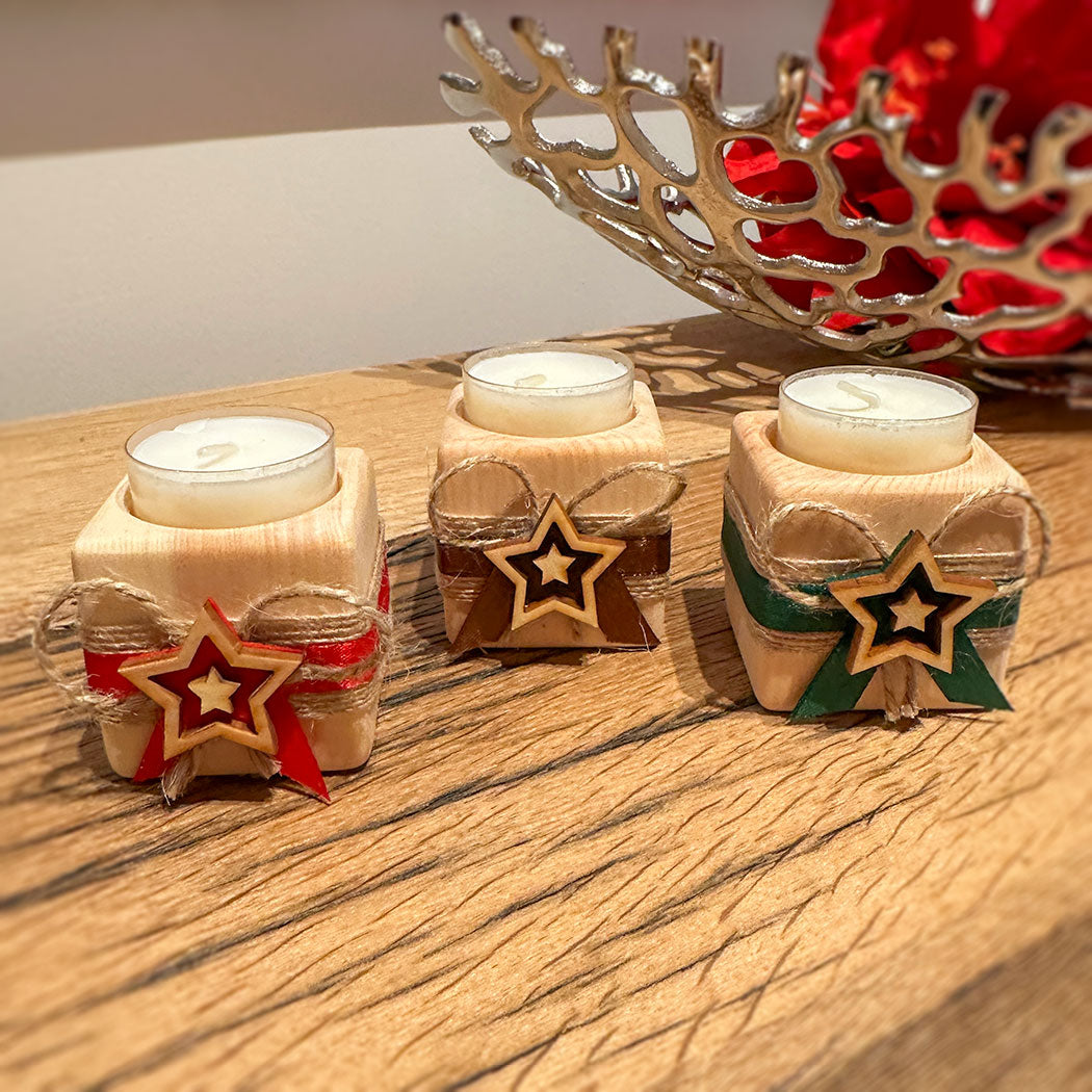 Weihnachtliches Teelicht