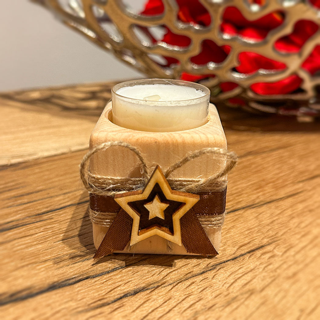 Weihnachtliches Teelicht