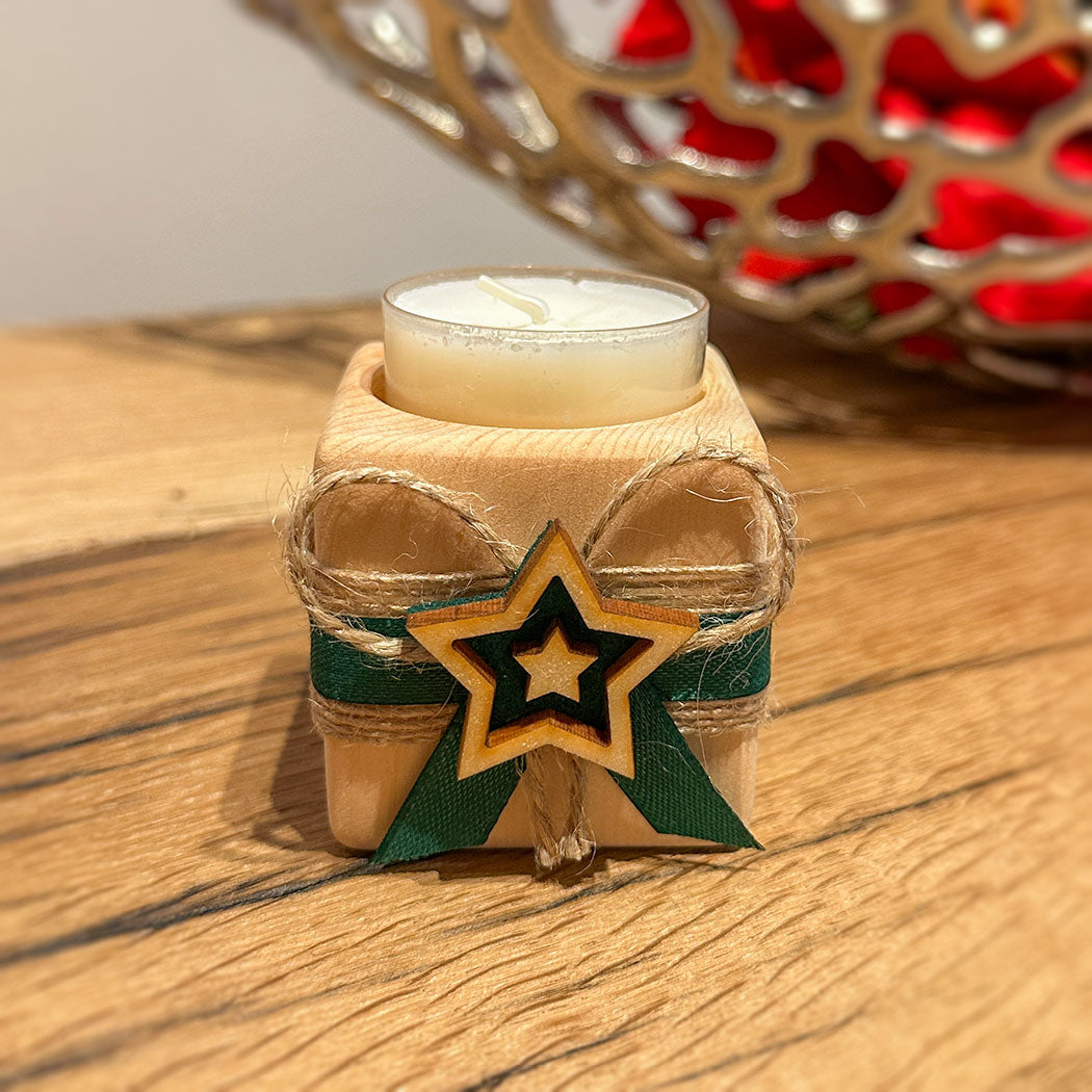 Weihnachtliches Teelicht