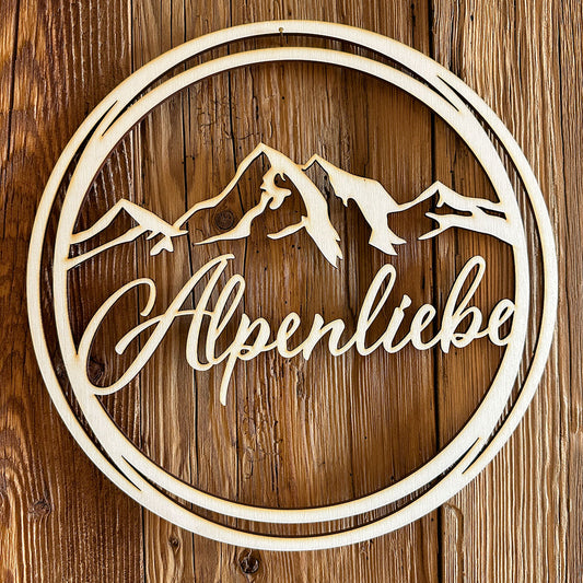 Deko-Loops aus Holz "Heim" - Ellmauer Zirbenwelt