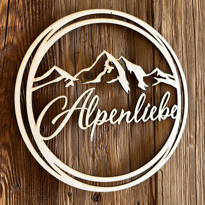 Deko-Loops aus Holz "Heim" - Ellmauer Zirbenwelt