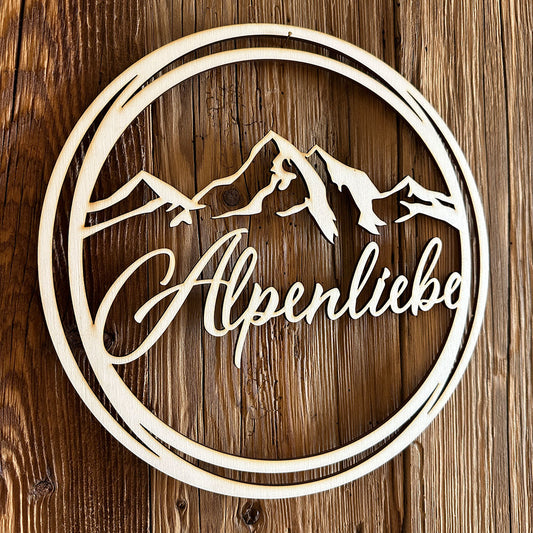 Deko-Loops aus Holz "Heim" - Ellmauer Zirbenwelt